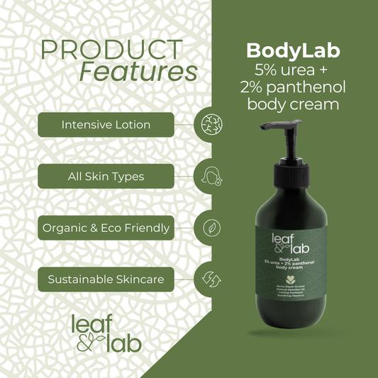 BodyLab 5% Urea + 2% Panthenol Body Cream 280ml