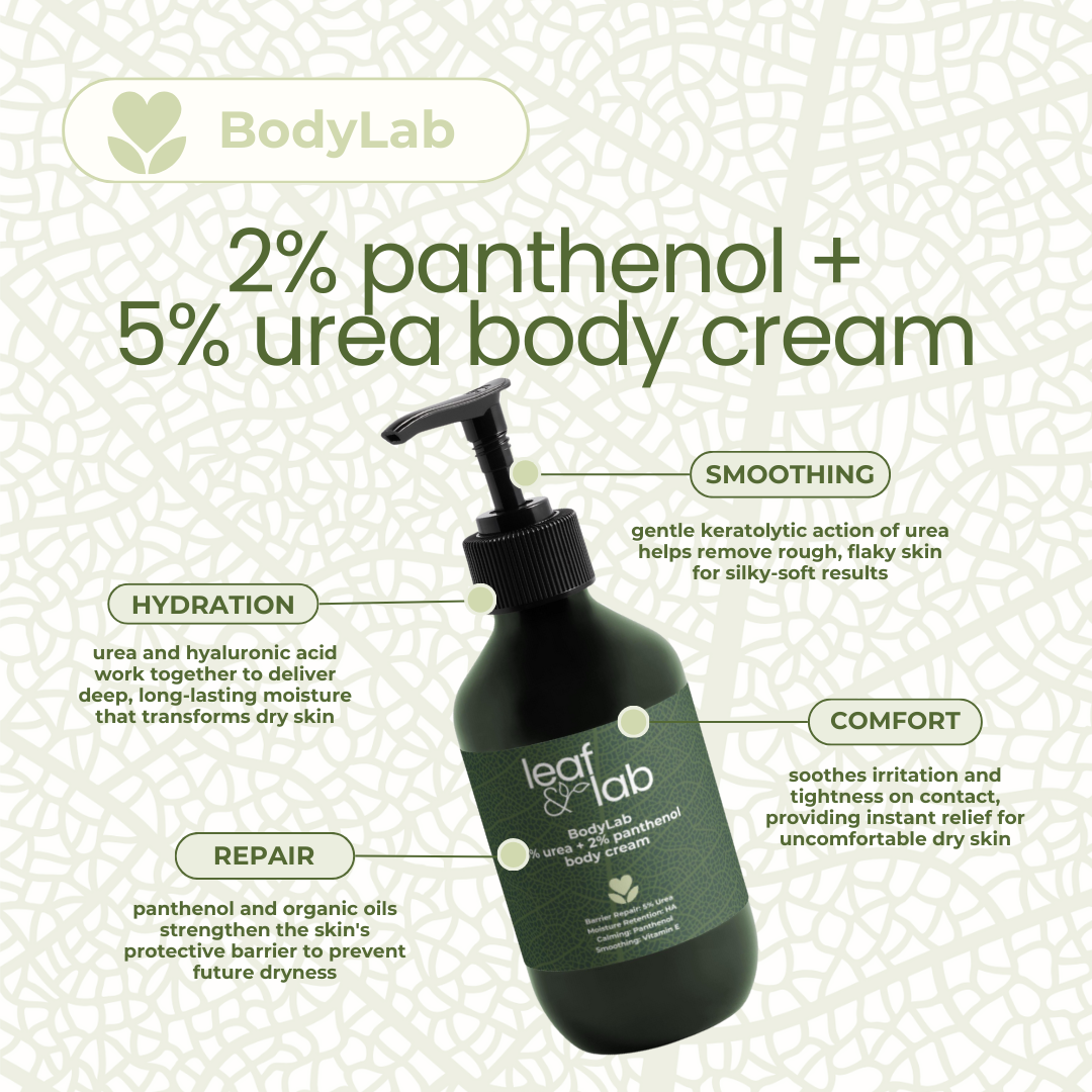 BodyLab 5% Urea + 2% Panthenol Body Cream 280ml