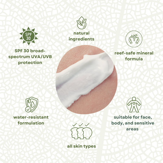 SunLab Mineral Sunscreen SPF30 for Face & Body, no tint 150ml