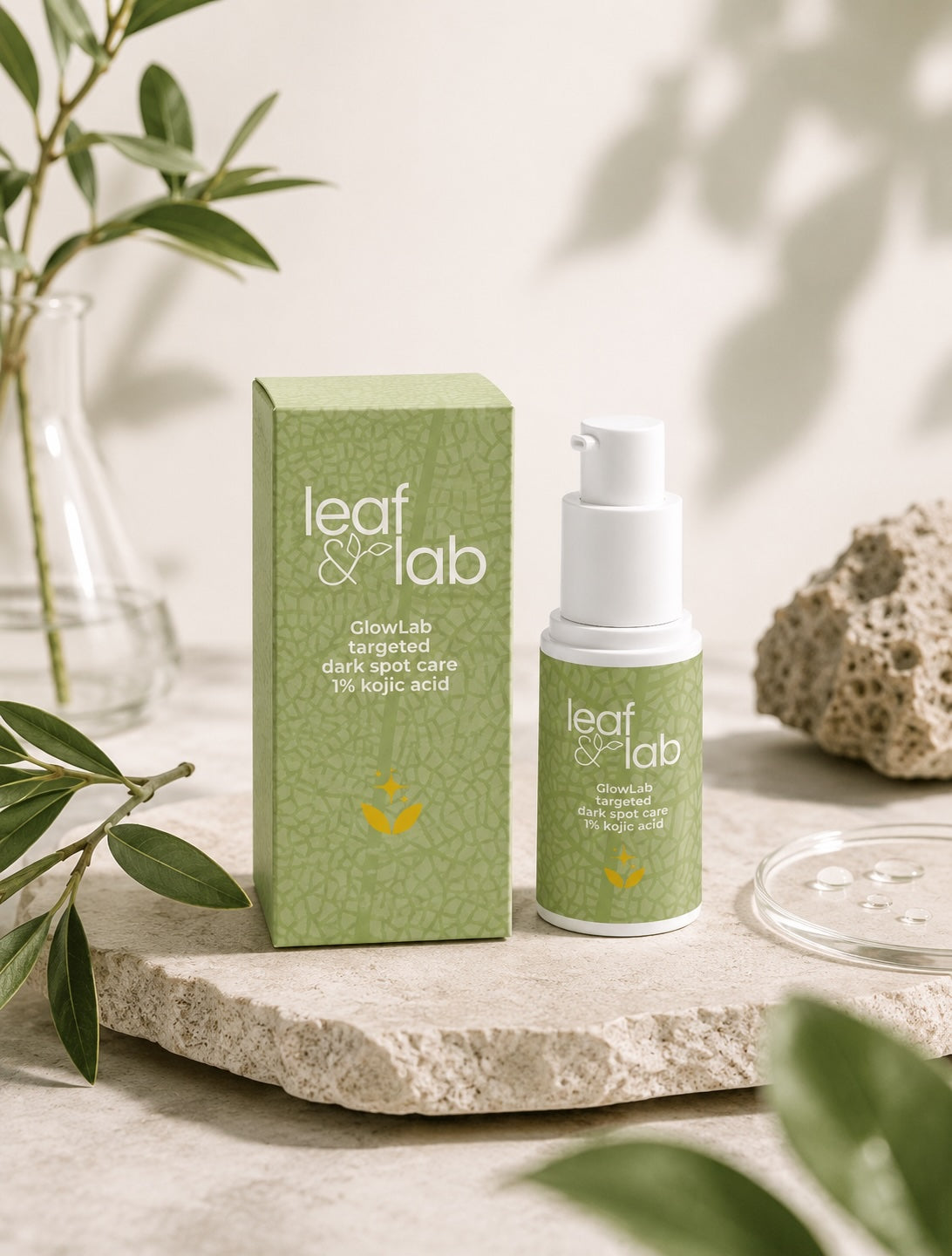 GlowLab Targeted Dark Spot Care, 1% Kojic Acid 15ml