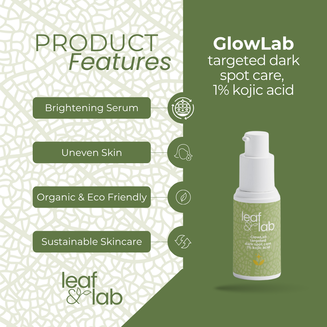 GlowLab Targeted Dark Spot Care, 1% Kojic Acid 15ml