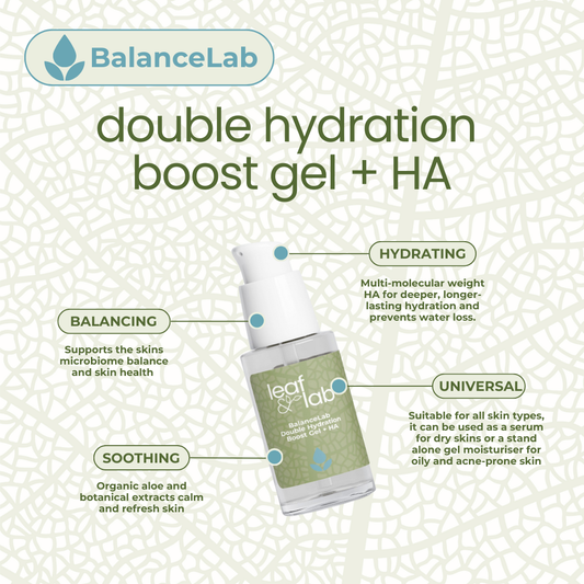 BalanceLab double hydration boost gel + HA 30ml