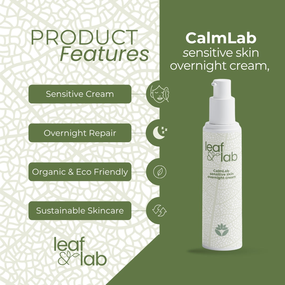 CalmLab Sensitive Skin Overnight Cream, Fragrance-Free 50ml