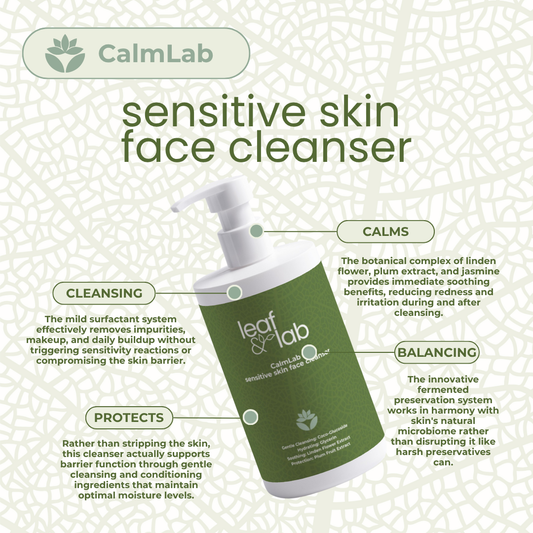 CalmLab Sensitive Skin Face Cleanser 390ml