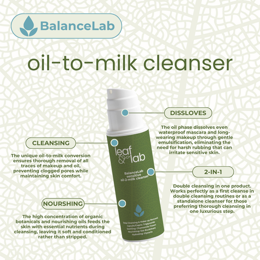 BalanceLab Sensitive Skin Oil-To-Milk Cleanser 150ml