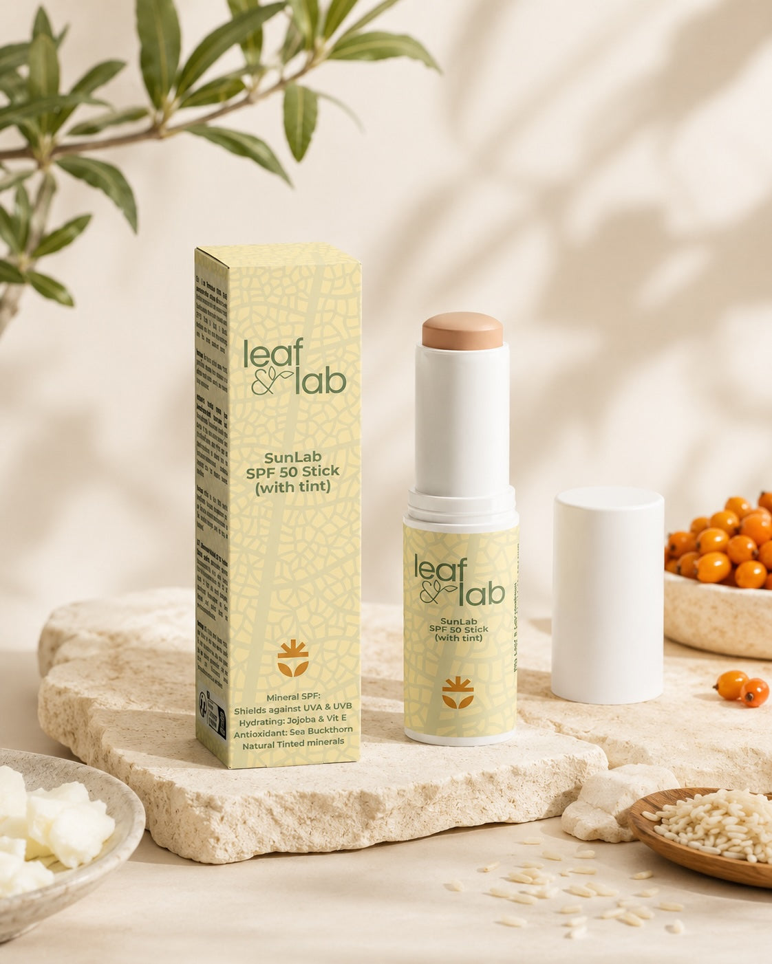 SunLab Sun Protection SPF50 Stick, with tint 12g