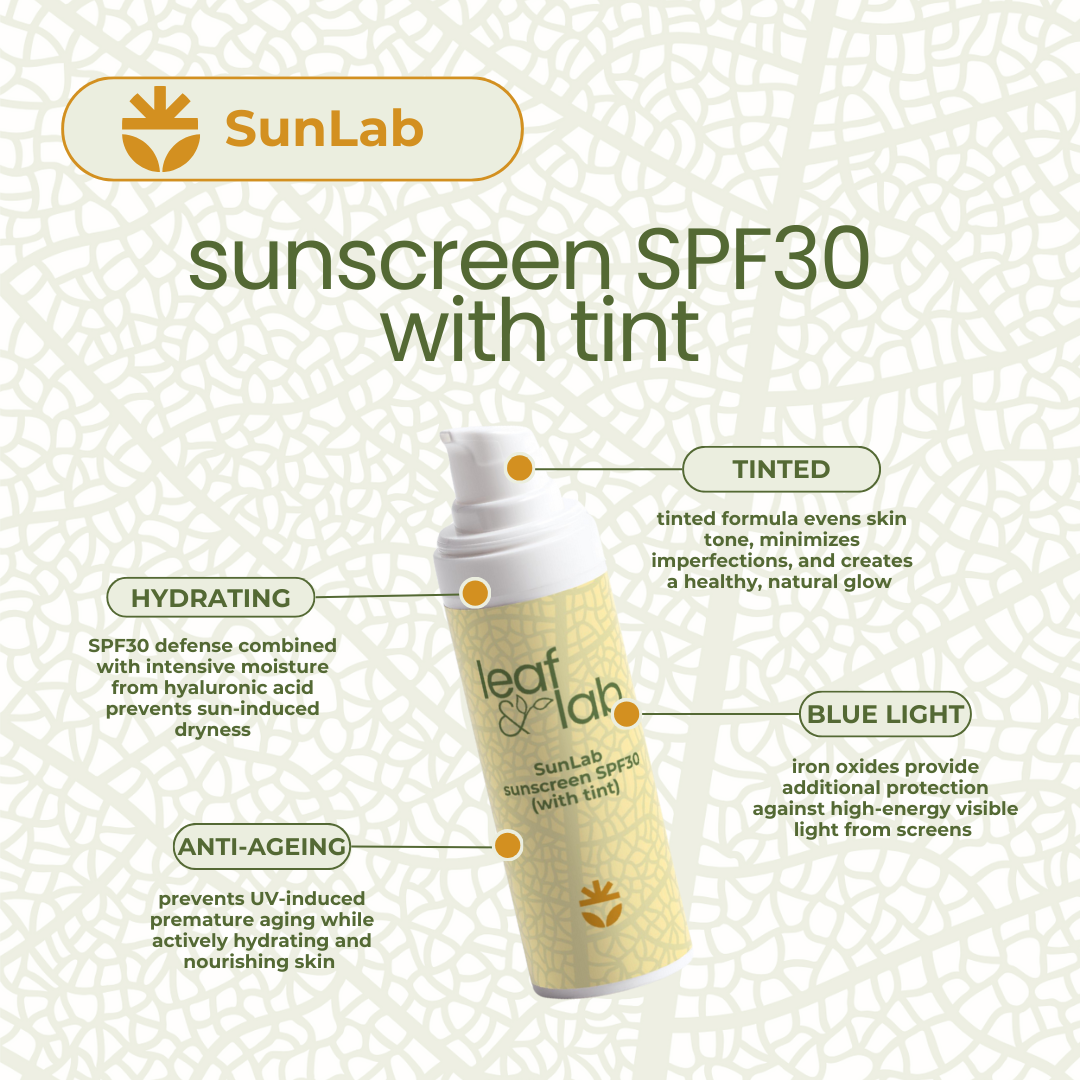 SunLab Sunscreen SPF30, with tint 30ml
