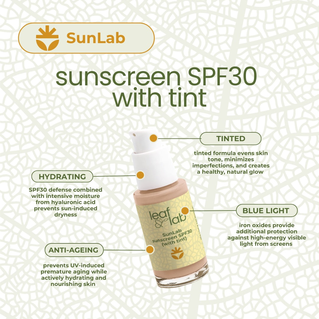 SunLab Sunscreen SPF30, with tint 30g