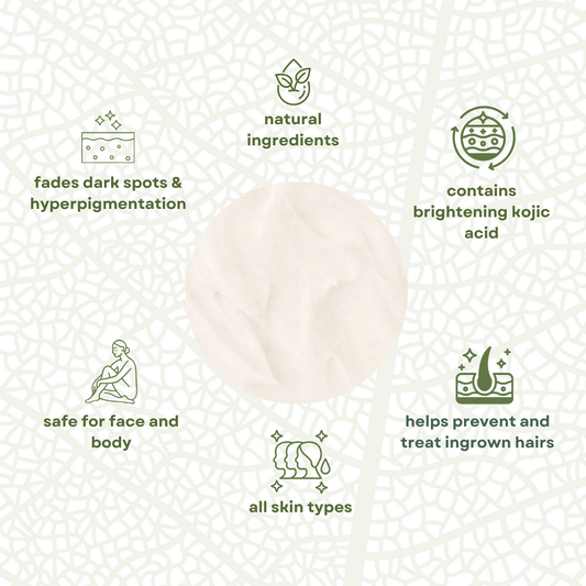 ExfoLab Brightening Face & Body Exfoliator with Kojic Acid 150ml