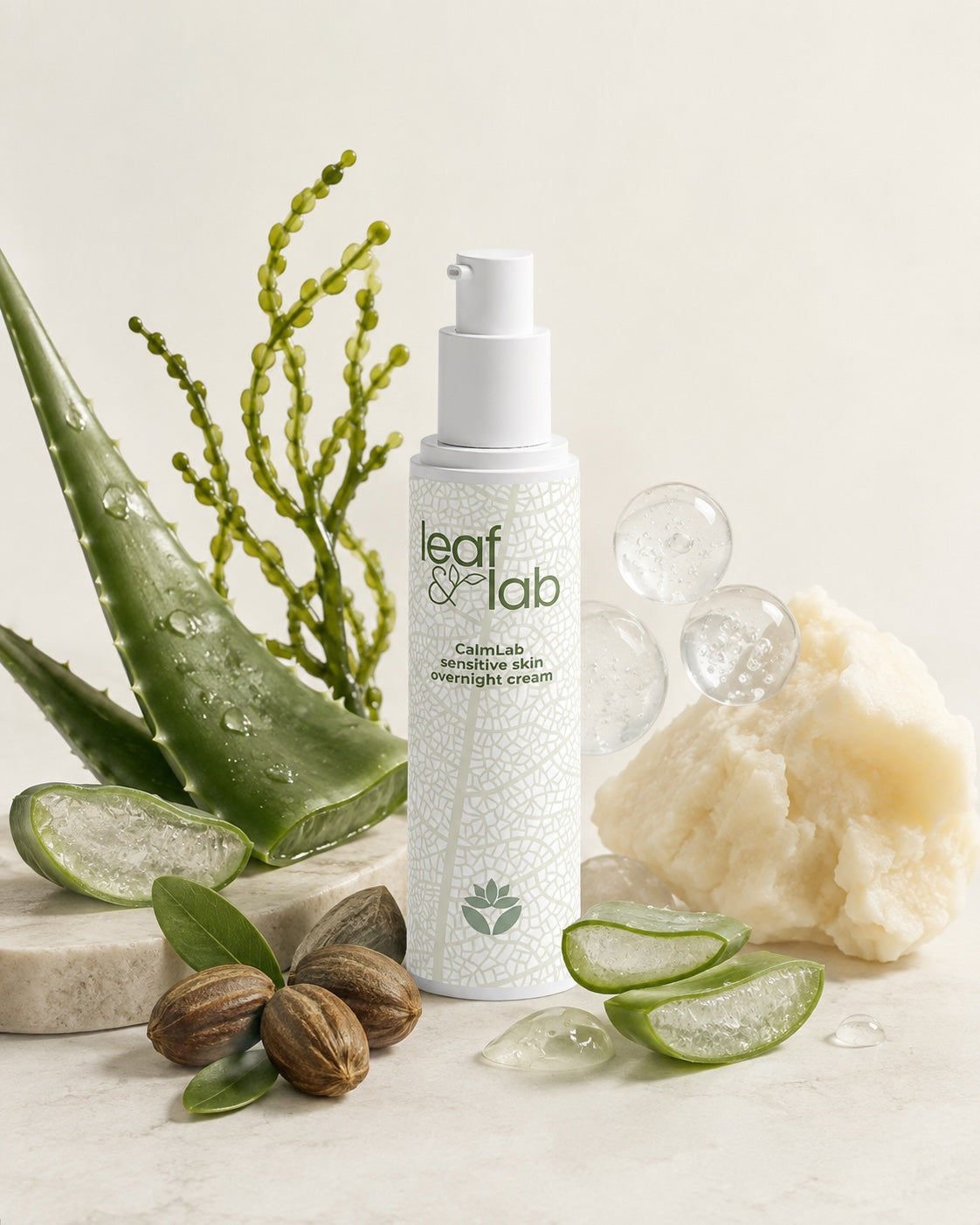 CalmLab Sensitive Skin Overnight Cream, Fragrance-Free 50ml